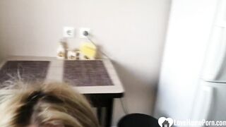 Aunt gets her pussy pumped with penis