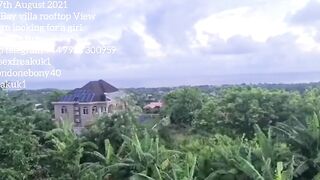 stroking my penis Jamaica Outdoor cum
