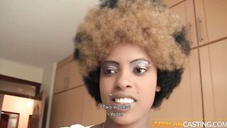 Ebony Black Amateur loves Dancing on my Dick