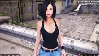 Double Homework | Turned On blonde 19 year old mistress tries to distract