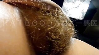 KATBOODAH Fat Bdsm SSBBW Unshaved Soak Squirting Vagina