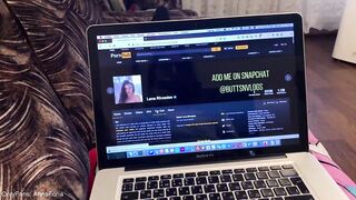 Russian chick Masturbating on pornstar Lana Rhoades (Part one)
