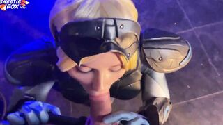 Vulgar Nova Blows Dick and Swallows Cum