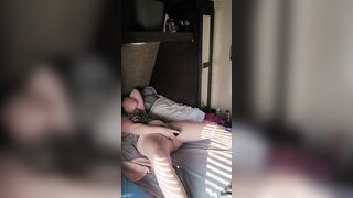Yummy masturbating by curvy bimbos.