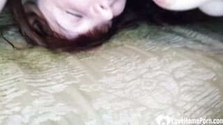 Amateur ex-wife takes it deep on camera