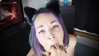 Cosplay Sloppy Kitty Spits & Squirts - Sexynurse4u