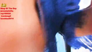 Luscious mom shows off her cute boobs and cunt
