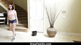 New Step Sister Gets Pounded by By Her Brother