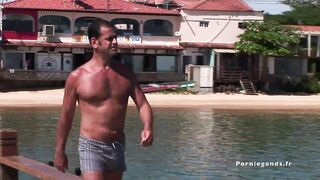 Babalu loves penis inside her holes while cruising the sea