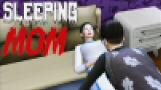 Son Fucks Sleeping Korean Cougar After Sharing The Same Room