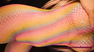 Long Titted Blonde Blows And Fucks Herself With A Lollipop