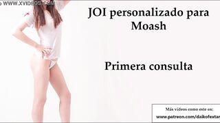 JOI voz española. Para ti, supersumiso.