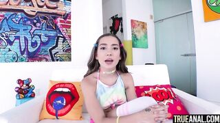 TRUE ANAL Teens newcomer Bailey Base gets gaped