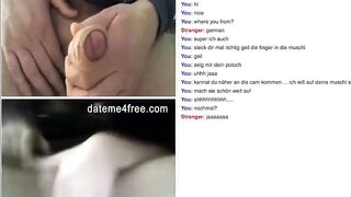 Amateur mutual close up masturbation