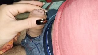 Hand Job by Princess Viki with beauty nails