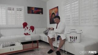Goddess Step Daughter Blows And Fucks Stepdad to Keep Her Concealed