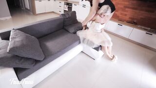 Cinderella on the casting couch. Hardcore Facefuck