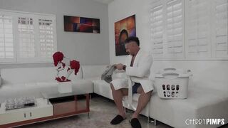 Cutie Slender Step Daughter Fucks Stepdad to Keep Her Dancer