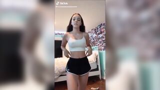 Tiktok (34) - Braless amateur flashes huge breasts view through