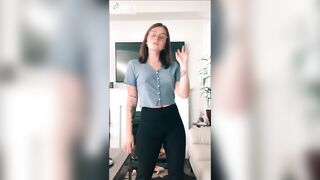 Tiktok (34) - Braless amateur flashes huge breasts view through