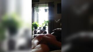 Flabby mature woman spanked