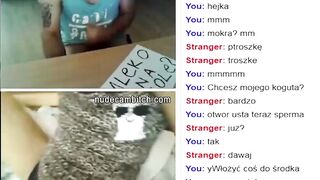 Freaky Bitch Having Fun with her soak twat on web cam
