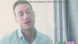 Trapped 18 year old Gianna Dior banged! by stepdad into doggy style