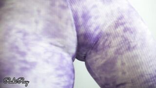 Cum inside Lingerie and Pull Them Up After Stretching into