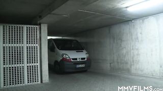Broken vehicle leads to deep anal sex