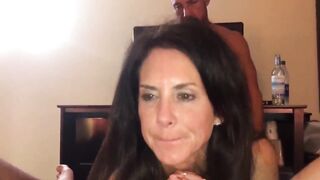 Fit Cougar Fucks A Bull & Squirts All Over The Floor!