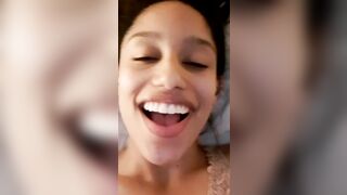 Hispanic masturbation Her snatch