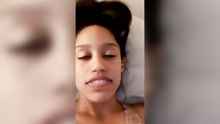 Hispanic masturbation Her snatch