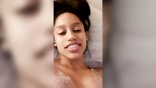 Hispanic masturbation Her snatch