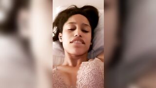 Hispanic masturbation Her snatch