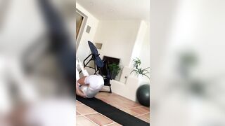 cunt with mouth inside white catsuit high heels boots Cutie