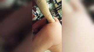 Anal fisting two hands