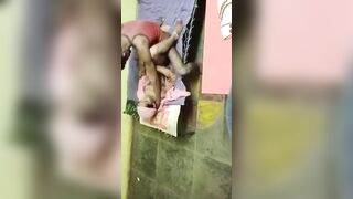 Mushlim aunty chudwane she dar gyi rough plowed