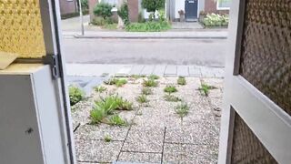 Open the front door