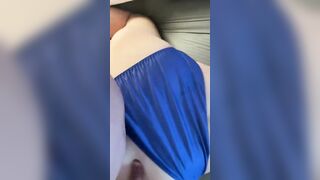 Fucking and spraying wifes classic nylon VF lingerie