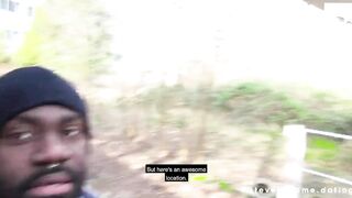 INTERRACIAL OUTDOORS 3 WAY: SLENDER BITCH! StevenShame.dating