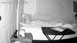 Secretly videotaped her cumming
