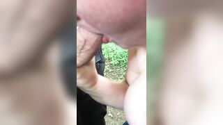 BBW fiance sucking off off stranger part two