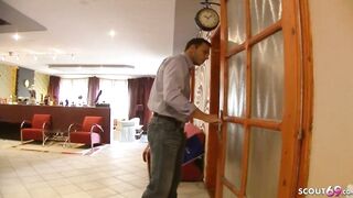 HUBBY CATCH EX-WIFE DYKE WITH MAID AND JOIN INTO FFM