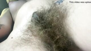 naked stripper with long unshaved bush