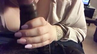 inked bbw interracial bj