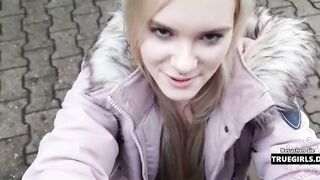 18yo wird Outdoors auf Tisch gefickt!!