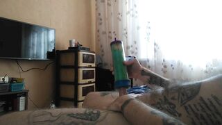 helped me cum by jerking off my penis