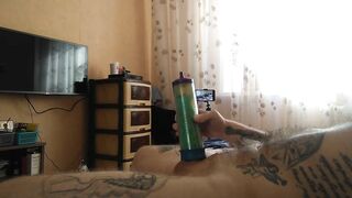 helped me cum by jerking off my penis