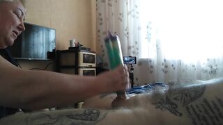 helped me cum by jerking off my penis