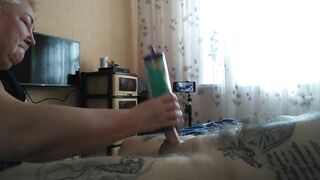 helped me cum by jerking off my penis